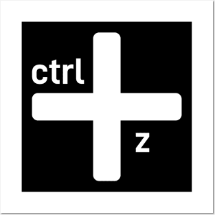 ctrl z Posters and Art